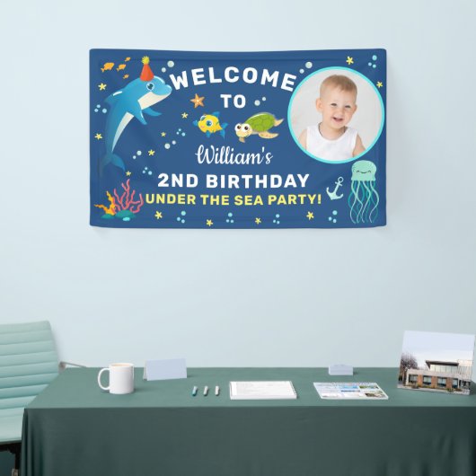 Cute Dolphin under the Zee Birthday Photo Welcome Spandoek (Beurs)