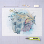 Cute Dolphin Waterverf Tissuepapier (Craft)