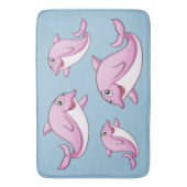 Cute Dolphins badmatten (Voorkant Verticaal)