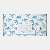 Cute Dolphins Bureaumat (Keyboard & Muis)