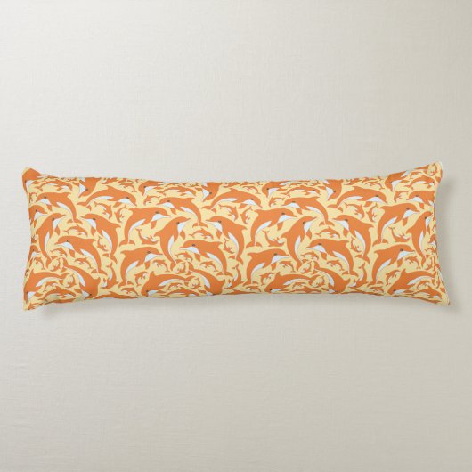 Cute Dolphins Lichaamskussen (Achterkant)