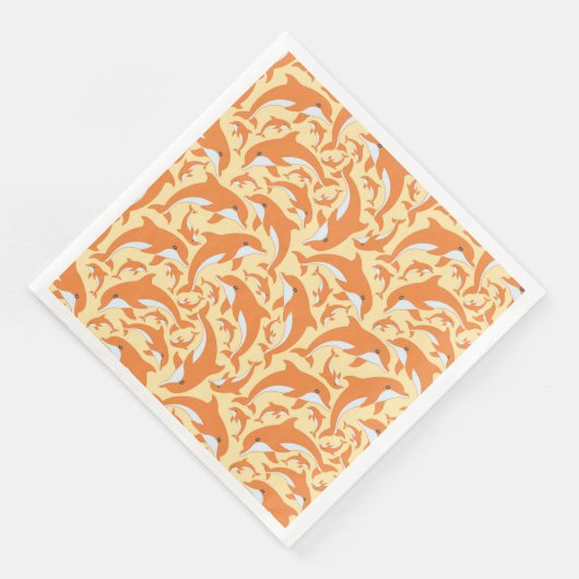 Cute Dolphins Servet (Hoek)