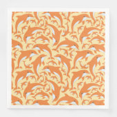 Cute Dolphins Servet (Voorkant)