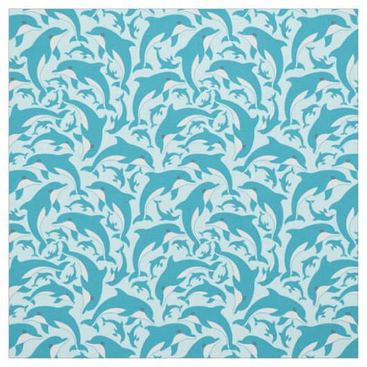 Cute Dolphins Stof (Swatch)
