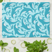 Cute Dolphins Theedoek (Gevouwen)