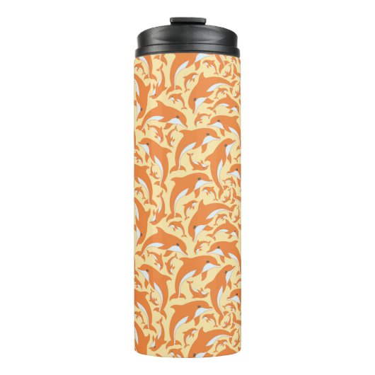 Cute Dolphins Thermosbeker (Voorkant)