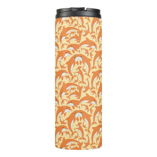 Cute Dolphins Thermosbeker (Achterkant)