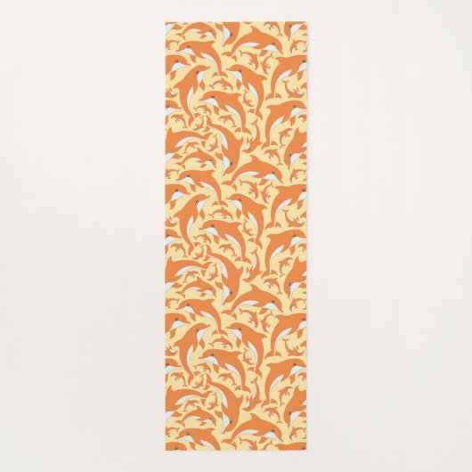 Cute Dolphins Yogamat (Achterkant)