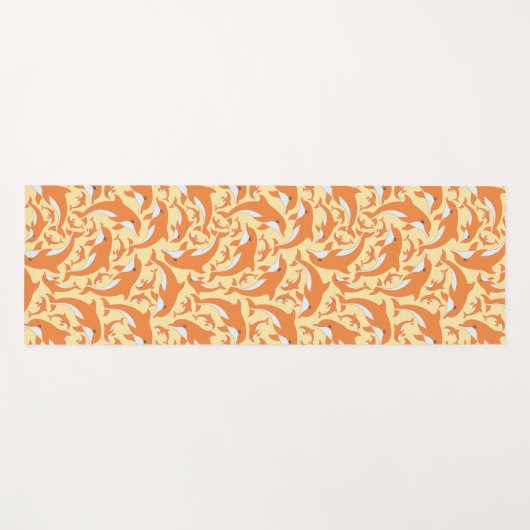 Cute Dolphins Yogamat (Voorkant (horizontaal))