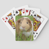 Cute Domestic Guinea Pig Speelkaarten (Achterkant)