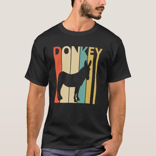 Cute Donkey Animal T-shirt (Voorkant)