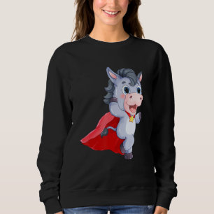 Cute Donkey Baby Mule Animal Farming Donkey Farmer Trui