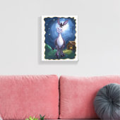 Cute Donkey Canvas Afdruk (Insitu (Woonkamer))