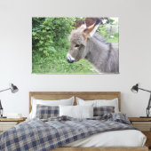 Cute Donkey Canvas Afdruk (Insitu (Slaapkamer))
