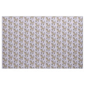 Cute Donkey custom kinderen fabric Stof (Yard (91,4 cm))