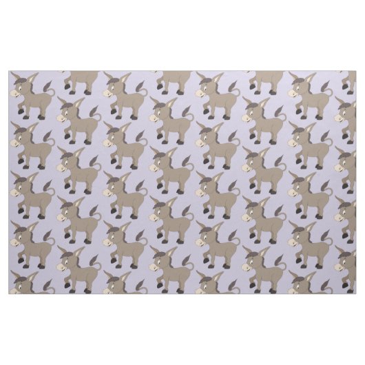 Cute Donkey custom kinderen fabric Stof (Fat Quarter)