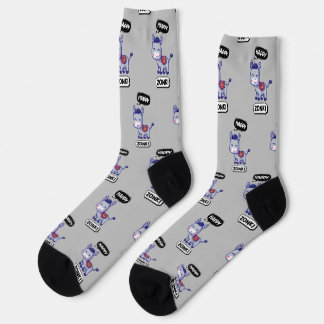 Cute Donkey Design Socks Sokken