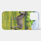 Cute Donkey Grey Burro in Pasture Case-Mate iPhone Case (Achterkant (horizontaal))