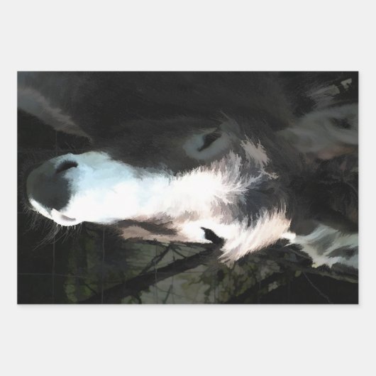 CUTE DONKEY INPAKPAPIER VEL (Voorkant 2)