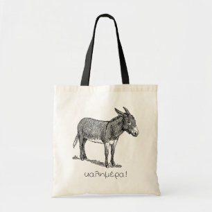 Cute Donkey & "Kalimera" (goedemorgen) in het Grie Tote Bag