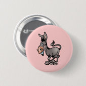 Cute Donkey Ronde Button 5,7 Cm (Voorkant /achterkant)