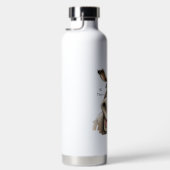 Cute Donkey saying Hi there, how're you doing.  Waterfles (Rechts)