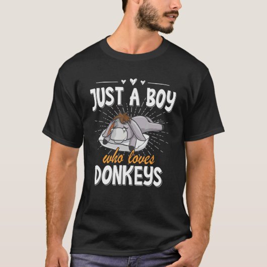 Cute Donkey Shirt Donkey Graphic_7 (Voorkant)