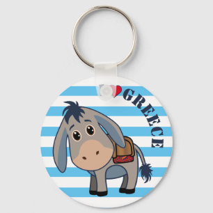 Cute Donkey Sleutelhanger
