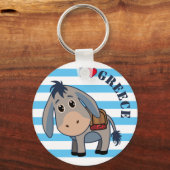 Cute Donkey Sleutelhanger (Voorkant)