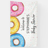 Cute Donut Baby shower Spandoek (Verticaal)