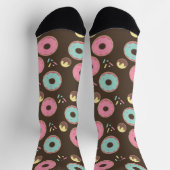 Cute Donut Cakepops Spikkels Patroon Sokken (Top)
