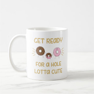 Cute Donut Family, Baby kondiging Koffiemok