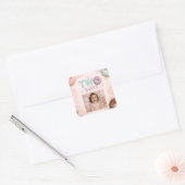 Cute Donut Feest Favor Labels voor Meisjes Viering (Envelop)