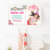 Cute Donut groeit omhoog | Foto van Birthday Spandoek (Insitu)