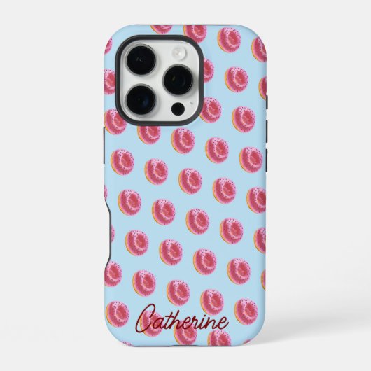 Cute Donut iPhone Hoesje (Achterkant)
