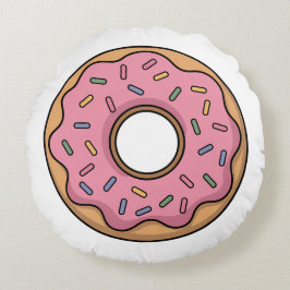 Cute Donut | Kids Rond Kussen