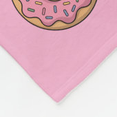Cute Donut | Kinderen Fleece Deken (Hoek)