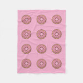 Cute Donut | Kinderen Fleece Deken (Voorkant)