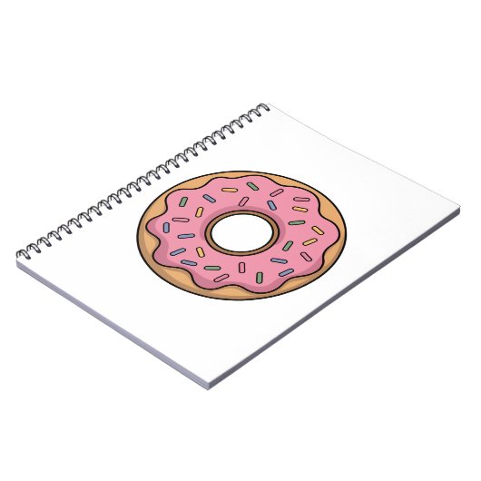 Cute Donut | Kinderen Notitieboek (Linkerzijde)
