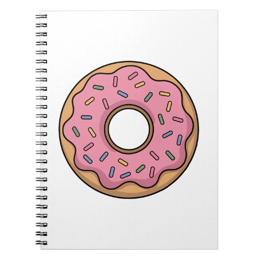 Cute Donut | Kinderen Notitieboek (Voorkant)