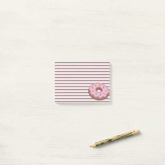 Cute Donut Post-it Note (Op bureau)