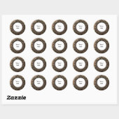 Cute Donut Ronde Sticker (Vel)