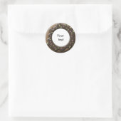 Cute Donut Ronde Sticker (Tas)