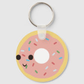 Cute Donut Sleutelhanger (Voorkant)