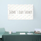 Cute Donut Sprinkles Baby shower Spandoek (Beurs)