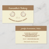 Cute Donut Sweet behandelt koekjes Visitekaartje (Voorkant / Achterkant)