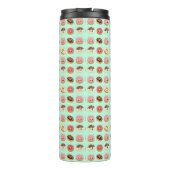 Cute Donuts Pattern – Adorable Sweet Treat Design Thermosbeker (Achterkant)