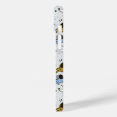 Cute Doodle Dog Patroon Case-Mate iPhone Case (Achterkant / Links)