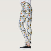 Cute Doodle Dog Patroon Leggings (Links)