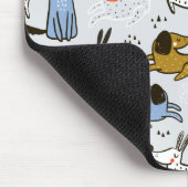 Cute Doodle Dog Patroon Muismat (Hoek)